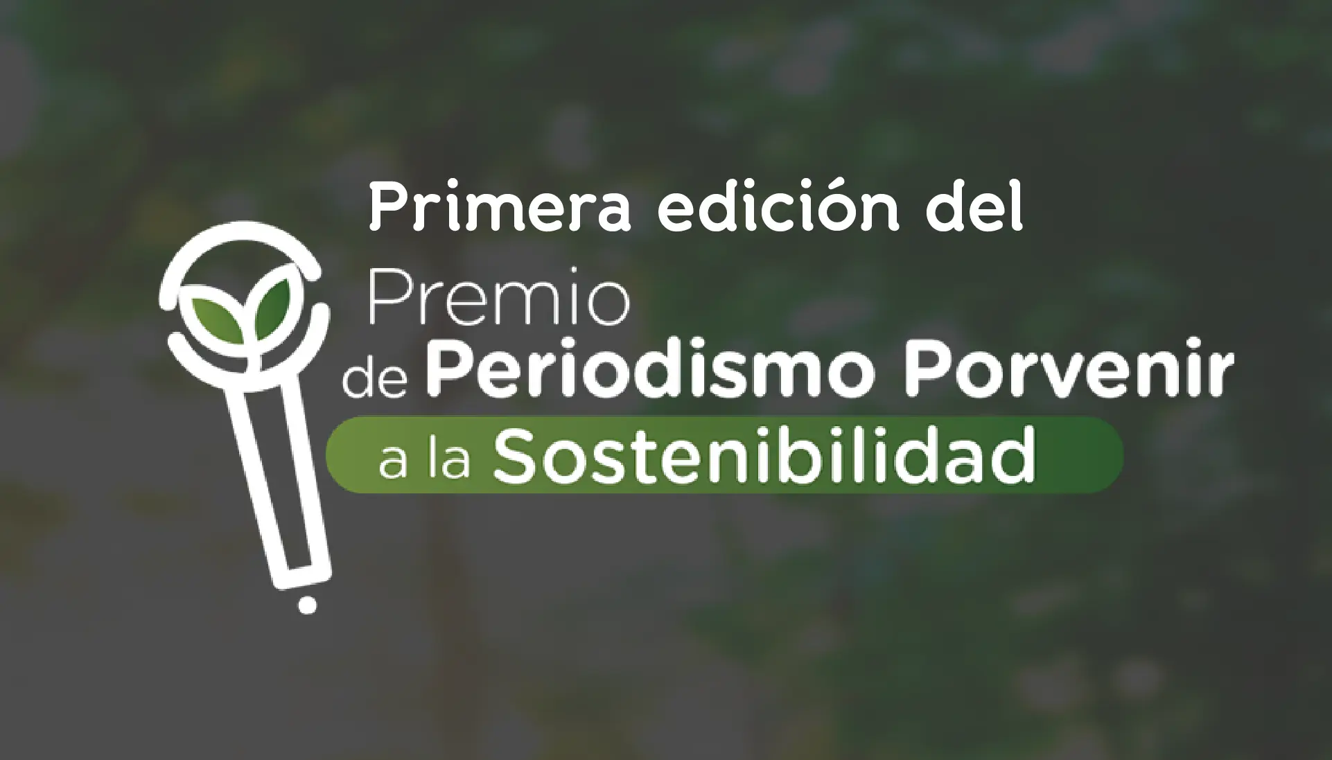 Convocatoria Premio periodismo primera edición